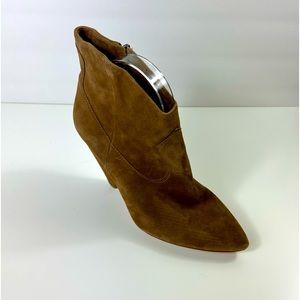 Vince Camuto Woman Tan Leather Booties